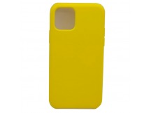Чехол iPhone 11 Pro Silicone Case №55 в упаковке Ярко-Желтый