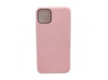 Чехол iPhone 11 Pro Max Alcantara Case в упаковке Розовый