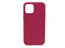Чехол iPhone 12 Mini (5.4) Silicone Case Full №52 в упаковке Бордовый