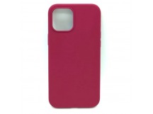 Чехол iPhone 12 Pro Max (6.7) Silicone Case Full №52 в упаковке Бордовый