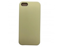 Чехол iPhone 5/5S/SE Silicone Case №51 в упаковке Светло-Желтый