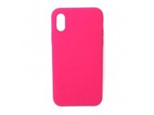 Чехол iPhone X/XS Silicone Case №36 в упаковке Красная роза