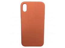 Чехол iPhone XR Silicone Case №42 в упаковке Ярко-Оранжевый