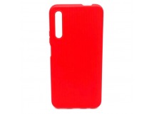 Чехол Honor 9X Pro (2019) Силикон Cherry Красный (без отпечатка) 