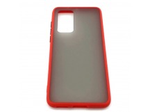 Чехол Huawei P40 (2020) Противоударный Матовый Красный