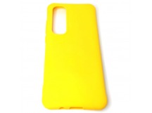Чехол Xiaomi Mi Note 10 Lite (2020) Силикон Slim полоса Желтый