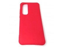 Чехол Xiaomi Mi Note 10 Lite (2020) Силикон Slim полоса Красный