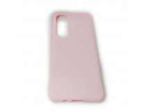 Чехол Xiaomi Mi Note 10 Lite (2020) Силикон Slim полоса Розовый