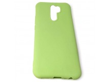 Чехол Xiaomi Redmi 9 (2020) Силикон Slim полоса Фисташковый