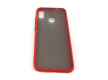 Чехол Xiaomi Redmi Note 7/Note 7 Pro/Note 7S (2019) Противоударный Матовый Красный