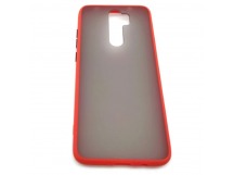 Чехол Xiaomi Redmi Note 8 Pro (2019) Противоударный Матовый Красный