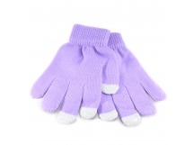 Перчатки для сенсорных экранов - (purple)