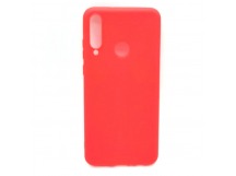 Чехол Huawei Y6p (2020) Силикон Матовый Красный