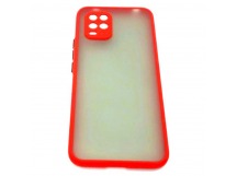 Чехол Xiaomi Mi 10 Lite (2020) Противоударный Матовый Красный