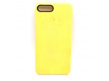 Чехол iPhone 7/8 Plus Alcantara Case в упаковке Желтый