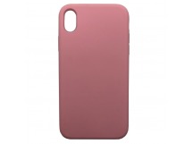 Чехол iPhone X/XS Silicone Case №12 в упаковке Розовый