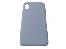 Чехол iPhone X/XS Silicone Case №5 в упаковке Лиловый