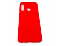 Чехол Samsung A21 (2020) Силикон Матовый Красный