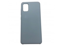 Чехол Samsung A71 (2020) Silicone Case №11 в упаковке Светло-Голубой