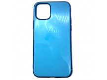 Чехол iPhone 11 Pro Силикон Кейс Глянцевый Голубой