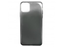 Чехол iPhone 11 Pro силикон прозрачный-черный 1.0mm