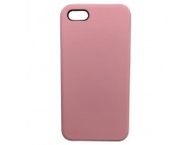 Чехол iPhone 5/5S/SE Silicone Case №6 в упаковке Розовая пудра