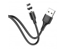 Кабель USB Hoco X52 Apple магнитный 1м черный