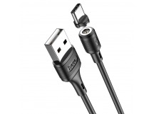 Кабель USB - Type-C Hoco X52  магнитный 1м черный
