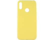 Чехол-накладка Silicone Case NEW ERA для Huawei Honor 8A/Y6 2019 желтый