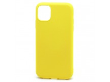 Чехол-накладка Silicone Case NEW ERA для Apple iPhone 11 желтый