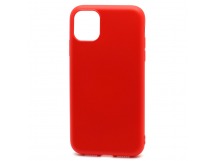 Чехол-накладка Silicone Case NEW ERA для Apple iPhone 11 красный