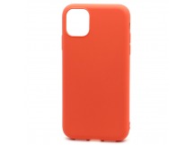 Чехол-накладка Silicone Case NEW ERA для Apple iPhone 11 оранжевый
