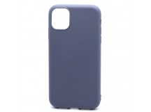 Чехол-накладка Silicone Case NEW ERA для Apple iPhone 11 серый