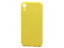 Чехол-накладка Silicone Case NEW ERA для Apple iPhone XR желтый