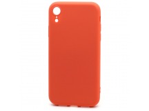 Чехол-накладка Silicone Case NEW ERA для Apple iPhone XR оранжевый