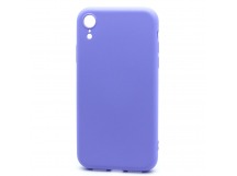 Чехол-накладка Silicone Case New Era для Apple iPhone XR сиреневый