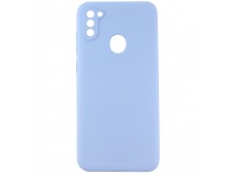 Чехол-накладка Silicone Case NEW ERA для Samsung Galaxy A11/M11 голубой