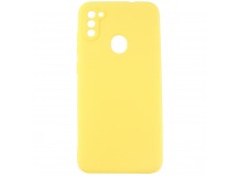 Чехол-накладка Silicone Case NEW ERA для Samsung Galaxy A11/M11 жёлтый