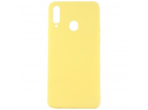 Чехол-накладка Silicone Case NEW ERA для Samsung Galaxy A20S жёлтый