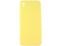 Чехол-накладка Silicone Case NEW ERA для Xiaomi Redmi 9A желтый