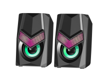 Акустическая 2.0 система Defender Solar 1 6Вт, подсветка, питание от USB