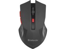 Мышь беспроводная DEFENDER Accura MM-275, красная