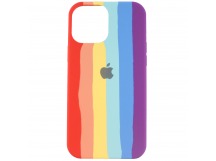 Чехол-накладка - Soft Touch для Apple iPhone 12 Pro Max (rainbow)