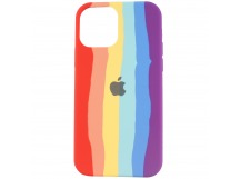 Чехол-накладка - Soft Touch для Apple iPhone 12/iPhone 12 Pro (rainbow)