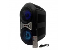 Колонка беспроводная ZQS-4230 (USB,FM,TF,AUX,микрофон провод, пульт) цвет черный