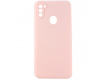 Чехол-накладка Silicone Case NEW ERA для Samsung Galaxy A11/M11 светло розовый