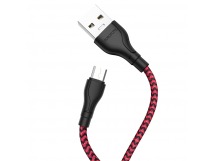 Кабель USB - micro USB BOROFONE BX39 (красный) 1м