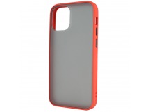 Чехол-накладка Shockproof для Apple iPhone 12 Mini красно-черный