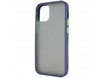 Чехол-накладка Shockproof для Apple iPhone 12 Mini сине-зеленый