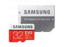 Карта памяти microSDHC Samsung EVO Plus 32GB с адаптером (95/20 Mb/s) UHS-I